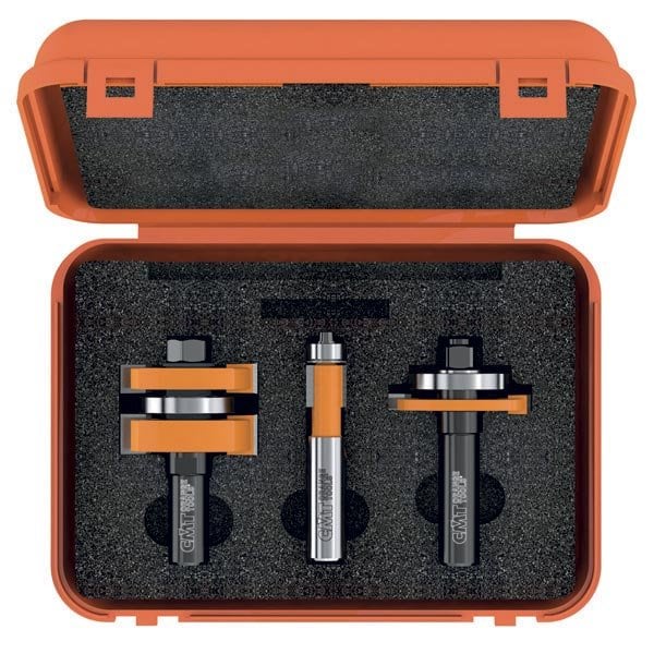 Cmt Orange Tools 3-PIECE TONGUE & GROOVE CABINETMAKING SET 800.526.11 - main